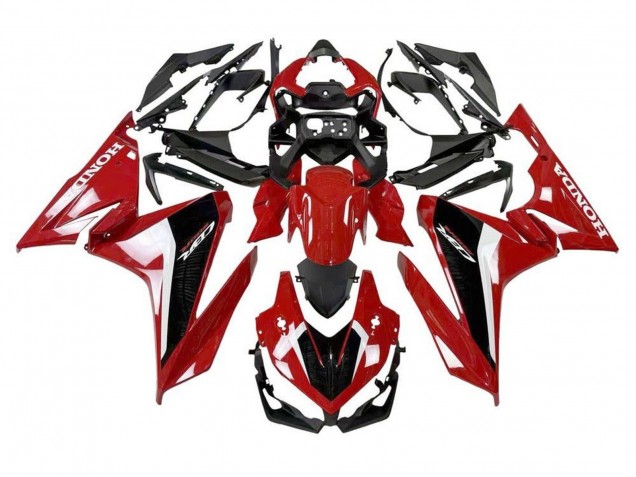 2019-2021 Honda CBR500R Motorcycle Fairing - Red White Black Canada Suppliers