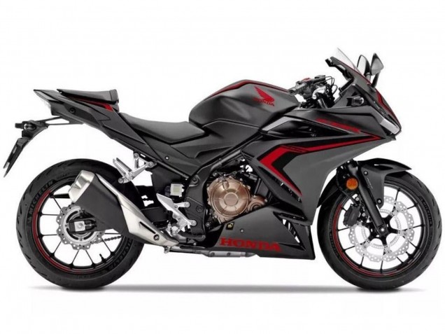 2019-2021 Honda CBR500R Motorcycle Fairings - Matte Black Red Black Canada Suppliers