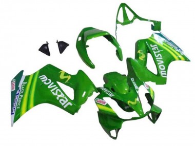 2002-2013 Honda VFR 800 Motorcycle Fairings - Green MoviStar Castrol Canada Suppliers