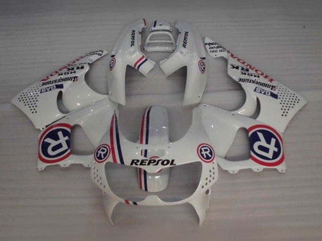 1994-1995 Honda CBR900RR 893 Motorcycle Fairings - White Red Blue Repsol Canada Suppliers