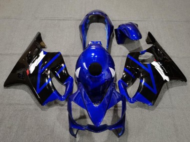 2004-2007 Honda CBR600 F4i Motorcycle Fairings - Blue Glossy Black Canada Suppliers