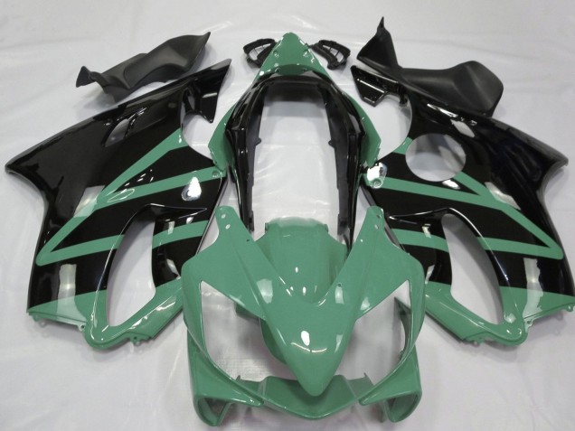 2004-2007 Honda CBR600 F4i Motorcycle Fairings - Moss Green Glossy Black Canada Suppliers
