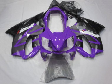 2004-2007 Honda CBR600 F4i Motorcycle Fairings - Purple Grey Glossy Black Canada Suppliers