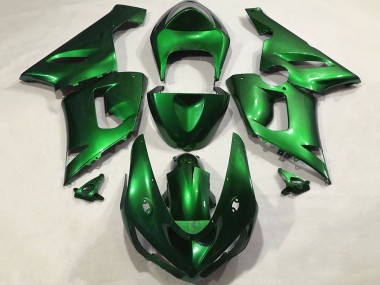 2005-2006 Kawasaki ZX6R Motorcycle Fairings - Candy Green Canada Suppliers