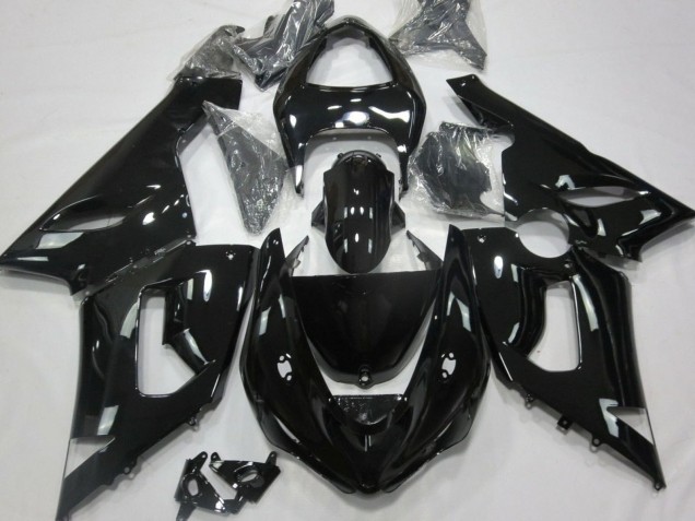 2005-2006 Kawasaki ZX6R Motorcycle Fairings - Glossy Black Canada Suppliers