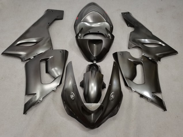 2005-2006 Kawasaki ZX6R Motorcycle Fairings - Liquid Silver Canada Suppliers