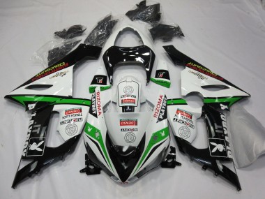 2005-2006 Kawasaki ZX6R Motorcycle Fairings - White Black Green Red Rizoma Playboy Canada Suppliers