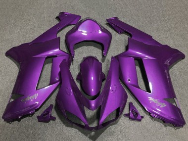 2007-2008 Kawasaki ZX6R Motorcycle Fairings - Purple Canada Suppliers