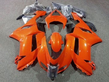 2007-2008 Kawasaki ZX6R Abs Motorcycle Fairings - Orange Canada Suppliers