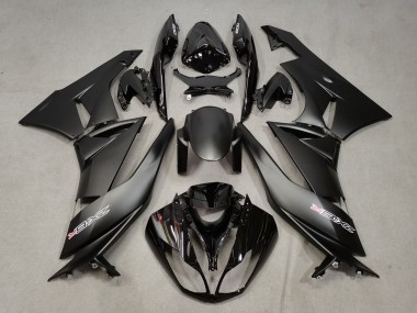 2009-2012 Kawasaki ZX6R Motorcycle Fairings - Matte Black Glossy Black White Red Canada Suppliers
