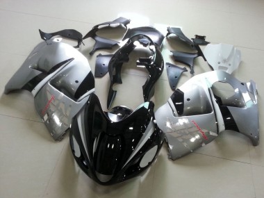 1996-2007 Suzuki GSXR 1300 Hayabusa Motorcycle Fairings - Glossy Black Silver Chrome Canada Suppliers