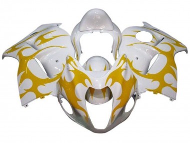 2008-2020 White Yellow Tribal Suzuki GSXR 1300 Hayabusa Motorcycle Fairings Canada Suppliers