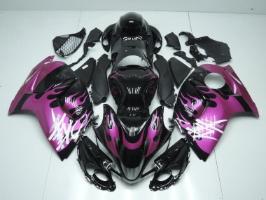2008-2020 Glossy Black Purple Flame Suzuki GSXR 1300 Hayabusa Motorcycle Fairings Canada Suppliers