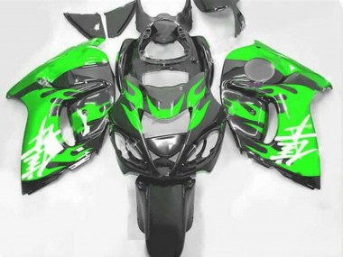 2008-2020 Black Green Flame Suzuki GSXR 1300 Hayabusa Motorcycle Fairings Canada Suppliers