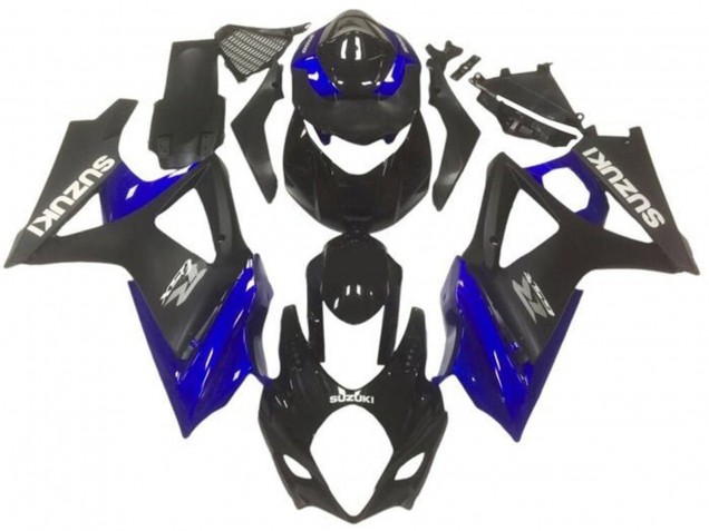 2005-2006 Suzuki GSXR 1000 Motorcycle Fairings - Black Blue Canada Suppliers