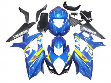 2005-2006 Suzuki GSXR 1000 Motorcycle Fairings - Blue Yellow White Black Canada Suppliers