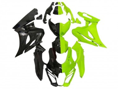 2017-2024 Suzuki GSXR1000 Motorcycle Fairings - Black Neon Green Canada Suppliers