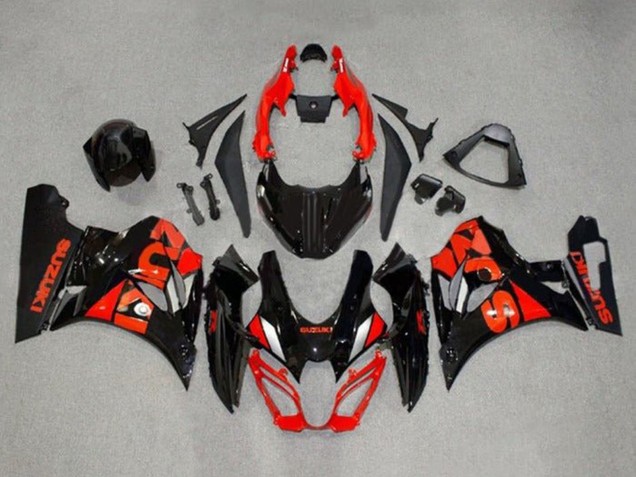 2017-2024 Suzuki GSXR1000 Motorcycle Fairings - Black Red Silver Canada Suppliers