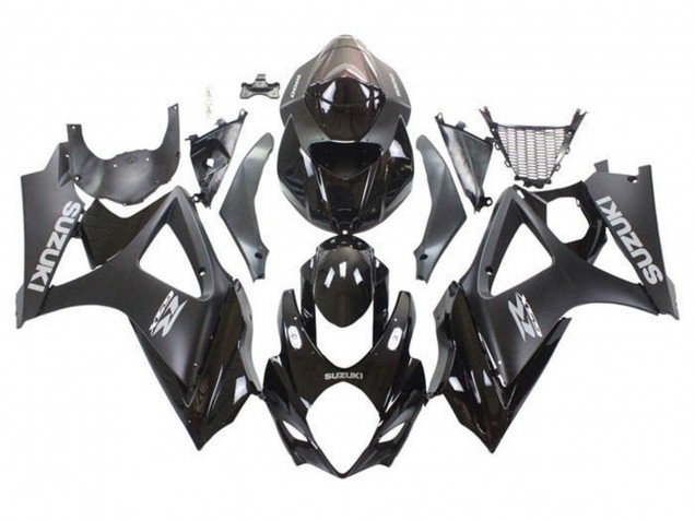 2007-2008 Suzuki GSXR 1000 Motorcycle Fairings - Glossy Black Matte Black Grey Canada Suppliers
