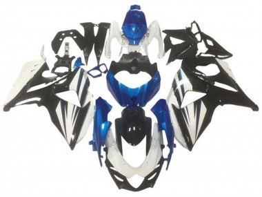 2009-2016 Suzuki GSXR 1000 Bike Fairings - White Blue Glossy Black Canada Suppliers