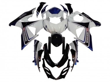 2009-2016 Suzuki GSXR 1000 Motorcycle Fairing - White Blue Black Yoshimura Canada Suppliers