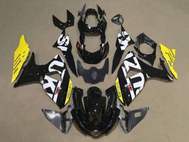 2009-2016 Suzuki GSXR 1000 Motorcycle Fairings - Black White Yellow Canada Suppliers