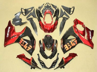 2009-2016 Suzuki GSXR 1000 Motorcycle Fairing Kits - Red Black Canada Suppliers