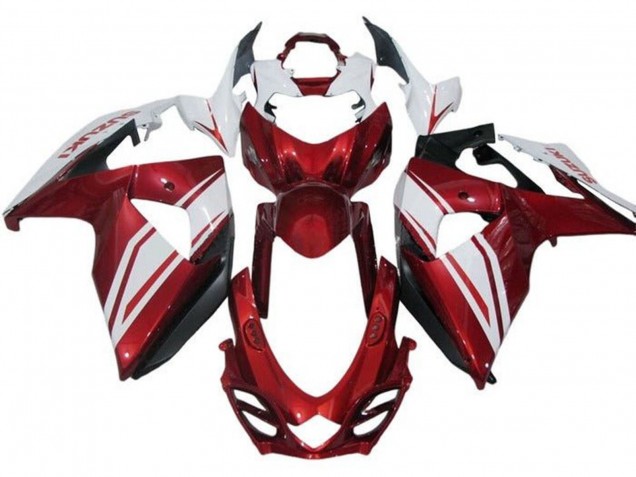 2009-2016 Suzuki GSXR 1000 Motorcycle Fairings - White Red Canada Suppliers