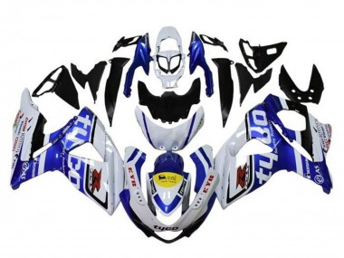 2009-2016 Suzuki GSXR 1000 Motorcycle Fairings - White Blue Yellow Black Tyco Canada Suppliers