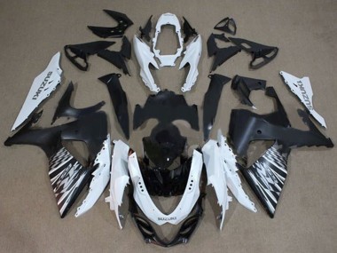 2009-2016 Suzuki GSXR 1000 Motorcycle Fairings - White Black Silver Checker Canada Suppliers