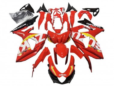 2009-2016 Suzuki GSXR 1000 Motorcycle Fairings - Red Yellow White Black Canada Suppliers