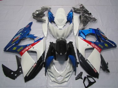 2009-2016 Suzuki GSXR 1000 Motorcycle Fairings - White Blue Red Black TaMobil Canada Suppliers