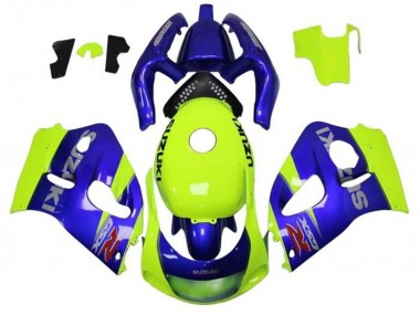 1996-2000 Suzuki GSXR 600 / GSXR 750 Motorcycle Fairings - Blue Yellow Canada Suppliers