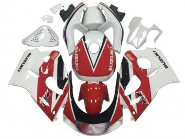 1996-2000 Suzuki GSXR 600 / GSXR 750 Motorcycle Fairings - Red White Black Stripe Canada Suppliers