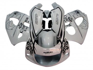 1996-2000 Suzuki GSXR 600 / GSXR 750 Motorcycle Fairings - White Black Corona Extra Canada Suppliers