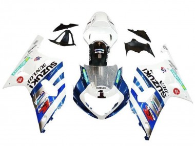 2001-2003 Suzuki GSXR 600 / GSXR 750 Motorcycle Fairings - White Blue Stripe Red Black Canada Suppliers