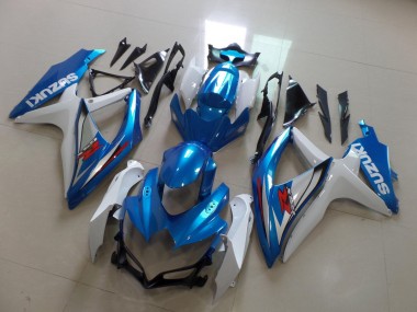 2008-2010 Suzuki GSXR 600 / GSXR 750 Motorcycle Fairing - White Light Blue Red Canada Suppliers