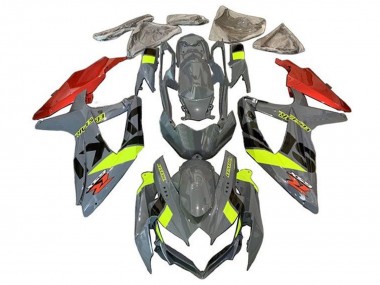 2008-2010 Suzuki GSXR 600 / GSXR 750 Motorcycle Fairings - Nardo Grey Neon Yellow Red Black Canada Suppliers