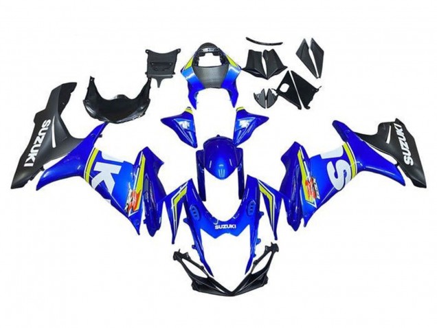 2011-2024 Suzuki GSXR 600 / GSXR 750 Motorcycle Fairings - White Blue Yellow Black Canada Suppliers