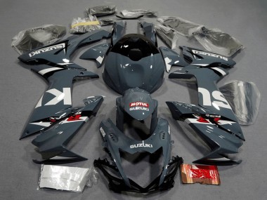 2011-2024 Suzuki GSXR 600 / GSXR 750 Motorcycle Fairings - Dark Nardo Grey White Black Red Motul Canada Suppliers