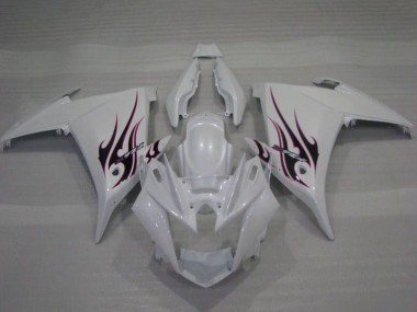 2009-2015 Yamaha FZ6R Motorcycle Fairings - White Flame Canada Suppliers