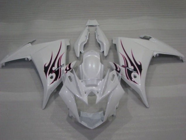 2009-2015 Yamaha FZ6R Motorcycle Fairings - White Flame Canada Suppliers