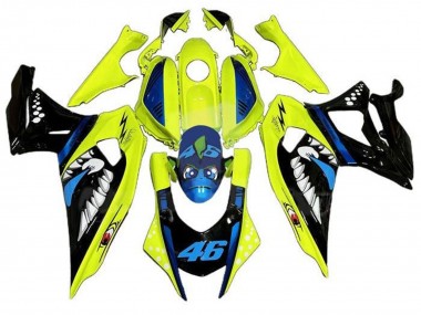 2021-2024 Yamaha YZF R7 Motorcycle Fairings - Yellow Black Shark Canada Suppliers