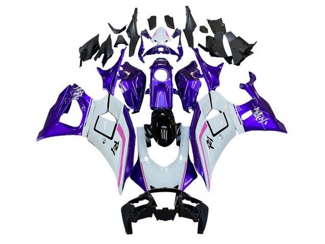 2021-2024 Yamaha YZF R7 Motorcycle Fairings - White Purple Pink Canada Suppliers