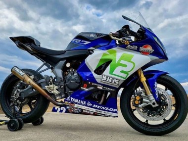 2021-2024 Yamaha YZF R7 Motorcycle Fairings - Blue N2 Canada Suppliers