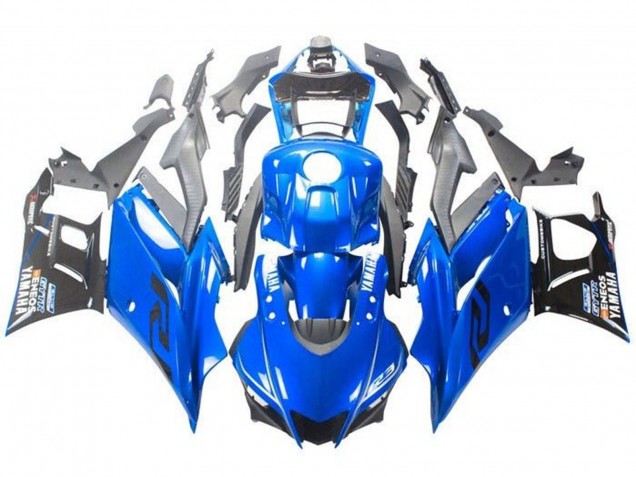 2019-2021 Yamaha YZF R3/R25 Motorcycle Fairings - Blue Black Canada Suppliers