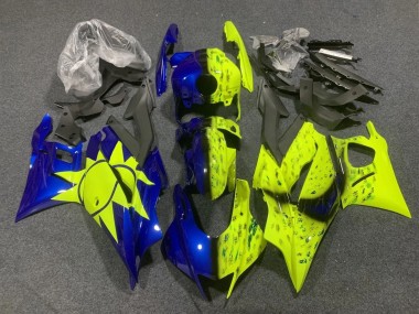 2019-2021 Yamaha YZF R3/R25 Motorcycle Fairings - Yellow Blue Canada Suppliers