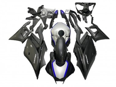 2022-2024 Yamaha YZF R3/R25 Motorcycle Fairings - Silver Blue Black Carbon Fiber Style Canada Suppliers