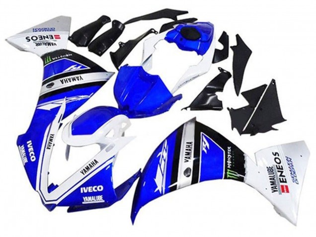 2009-2011 Yamaha YZF 1000 R1 Motorcycle Fairings - White Blue Black Green Monster IVECO Yamalube ENEOS Canada Suppliers
