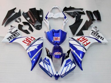2012-2014 Yamaha YZF 1000 R1 Motorcycle Fairing - White Blue Red Fiat Canada Suppliers
